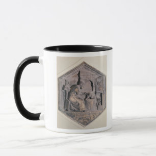 The Art of Forging, hexagonal decorative Mug
