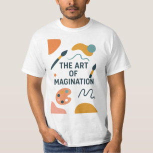 The Art of Imagination – Modern Abstract Artistic T-Shirt