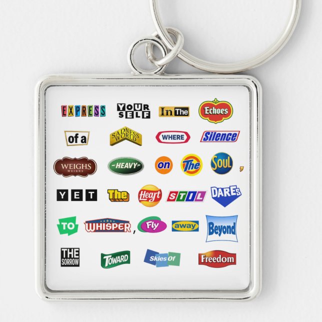 The Art of Logos Key Ring (Front)