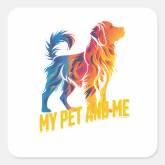 The Art of Love: Capturing the Essence of Your Mas Square Sticker