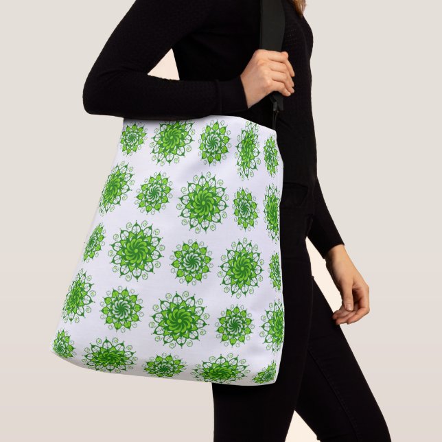 the art of mandala pattern crossbody bag (Close Up)