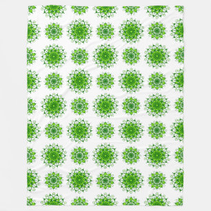 the art of mandala pattern fleece blanket