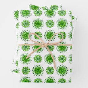 the art of mandala wrapping paper sheet