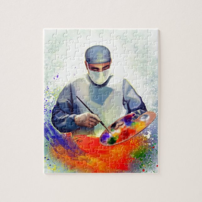 The Art of Medicine Jigsaw Puzzle (Vertical)