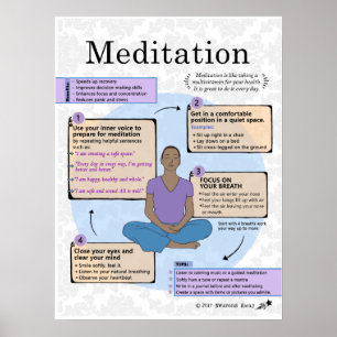The Art of Meditation for Adults Poster