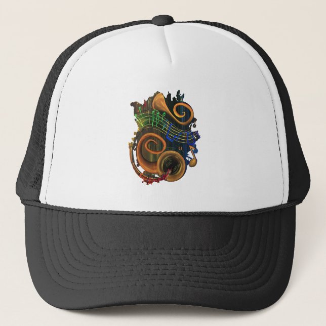 The ART of Music Trucker Hat (Front)