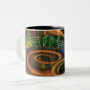 The ART of Music Two-Tone Coffee Mug