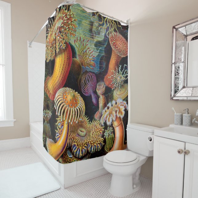The Art of Nature by Ernst Haeckel Shower Curtain (In Situ)