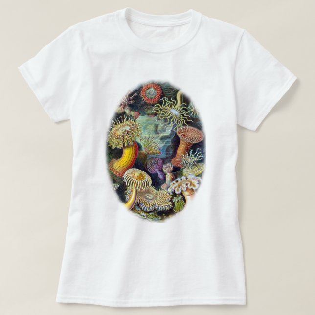 the Art of Nature by Ernst Haeckel T-Shirt (Design Front)