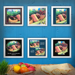 The Art of Our Colourful  Watercolor Baskets Foam Core Photo Tile<br><div class="desc">The Art of Our Colourful Watercolor Baskets Photo Tiles has a set of six photos and are great to place in your home or office. Personalise with your photos and information. It also makes a great gift with your photographs.</div>