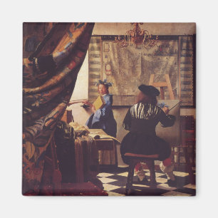 The Art of Painting by Johannes Vermeer Magnet