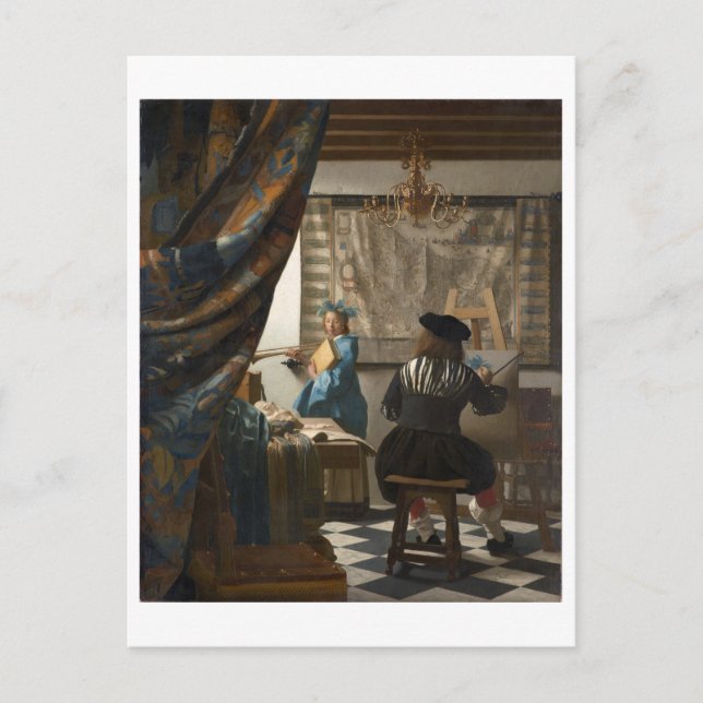 The Art of Painting by Johannes Vermeer Postcard (Front)