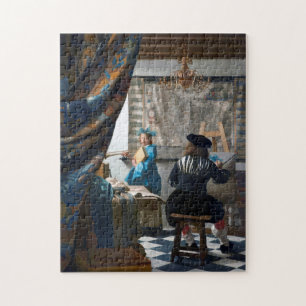 The Art of Painting, Johannes Vermeer, 1666-1667 Jigsaw Puzzle