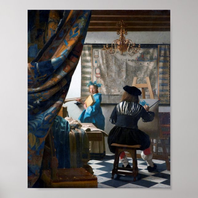 The Art of Painting, Johannes Vermeer Poster (Front)