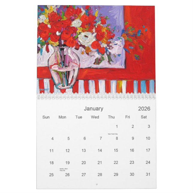 The Art of Patty Baker Calendar (Jan 2026)