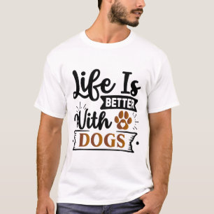 The Art of Positive Dog   Motivational Quote T-Shirt