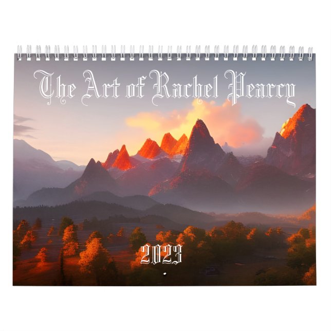 The Art of Rachel Pearcy Calendar (Cover)