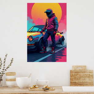 The Art of Speed: Pop Street Racer Poster