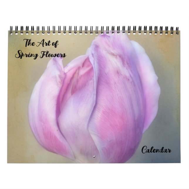 The Art of Spring Flowers Calendar (Cover)