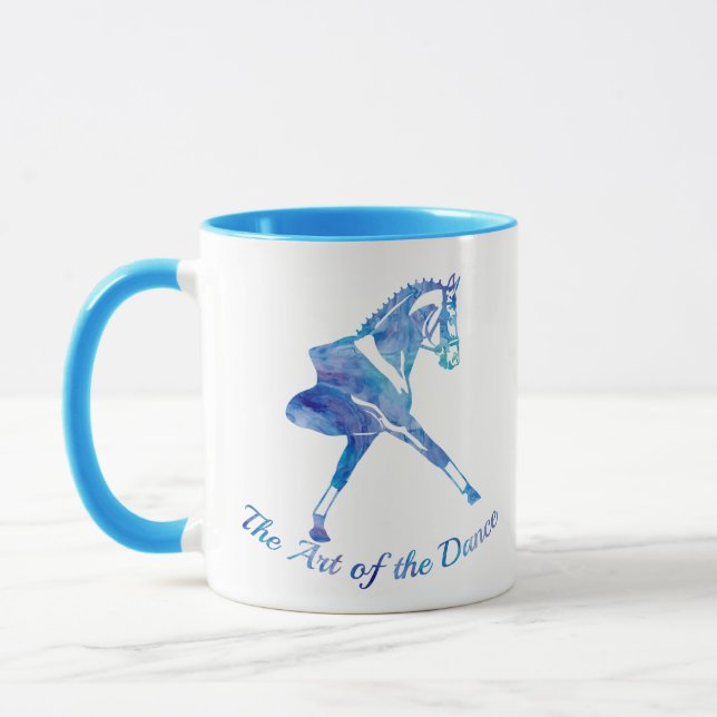 The Art of the Dance Dressage Horse - Personalise Mug (Left)