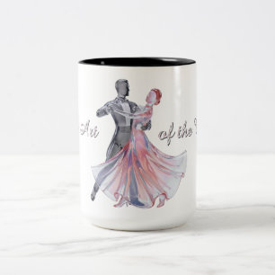 The Art of the Waltz – Custom Waltz Dance Two-Tone Coffee Mug