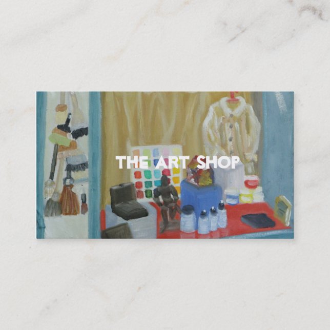 The Art Shop Business Card (Front)