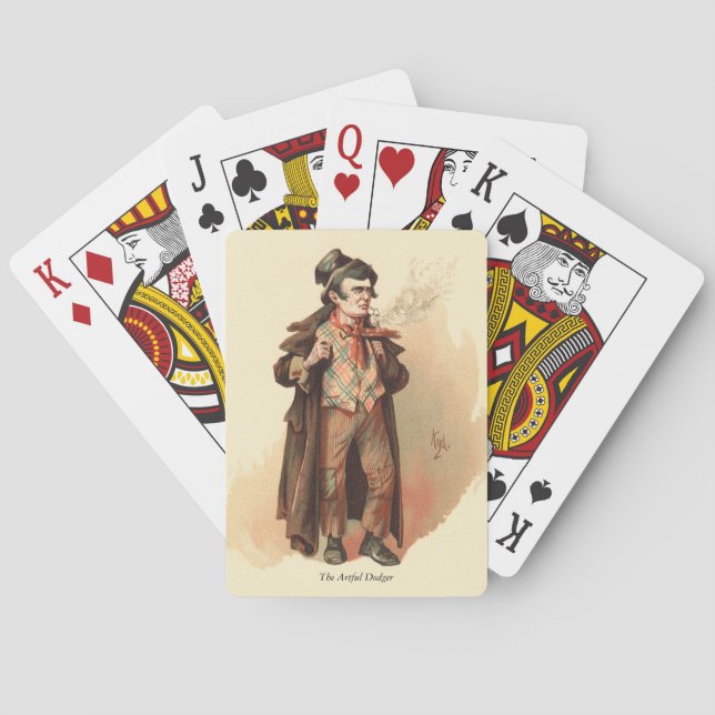 The Artful Dodger by Kyd, Dickens' Oliver Twist Playing Cards (Back)
