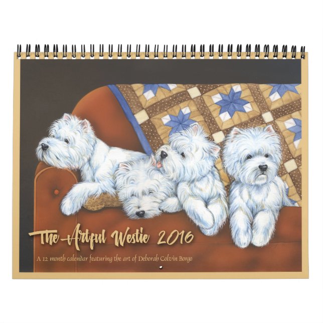 The Artful Westie 2016 Calendar (Cover)