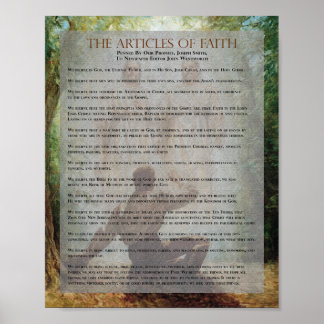 "The Articles of Faith" Painting Series Document Poster