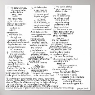 The Articles of Faith Poster