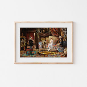 The Artist and His Model Carl Schweninger, Jr. Poster