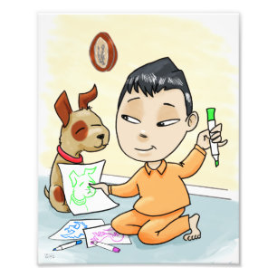 The Artist and His Muse Photo Print