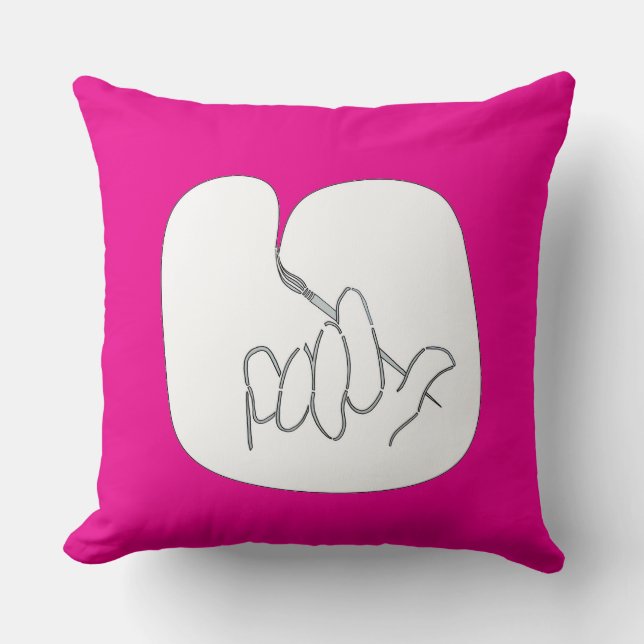 THE ARTIST - Art Pillow (Front)