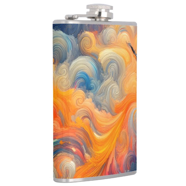 The artist of the sky hip flask (Right)