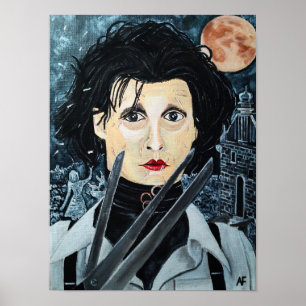 The Artist Painting by Alfred Fox Poster