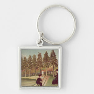 The Artist Painting his Wife, 1900-05 Key Ring