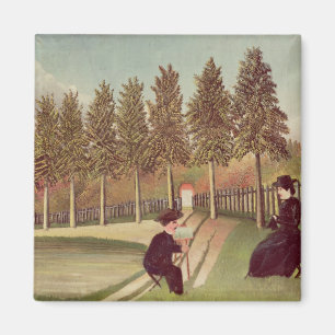 The Artist Painting his Wife, 1900-05 Magnet