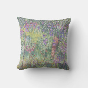 The Artist’s Garden in Giverny by Claude Monet Cushion