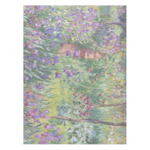 The Artist’s Garden in Giverny by Claude Monet Tablecloth