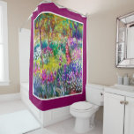 The Artist’s Garden in Giverny Shower Curtain<br><div class="desc">The Artist’s Garden in Giverny (1900) by Claude Monet. Original from the Yale University Art Gallery. Digitally enhanced by rawpixel.</div>