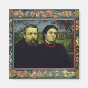 The Artist with his Wife Bonicella, 1887 Magnet