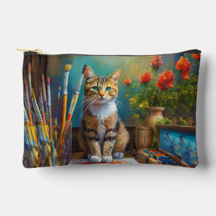 The Artistic Cat Accessory Pouch