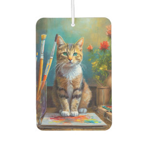 The Artistic Cat Car Air Freshener