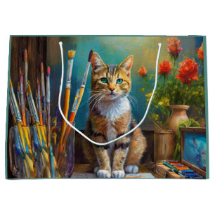 The Artistic Cat Large Gift Bag