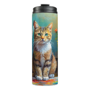 The Artistic Cat Thermal Tumbler