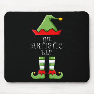 The Artistic Elf Fun Family Matching Group Pajama Mouse Pad