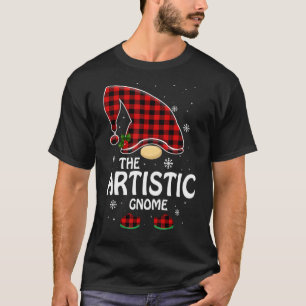 The Artistic Gnome Matching Family Group Christmas T-Shirt