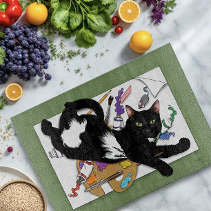 The Artist's Cat Cutting Board