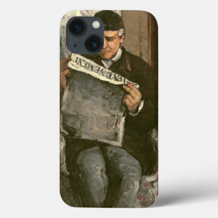 The Artist's Father, Reading "L'Événement", 1866 iPhone 13 Case