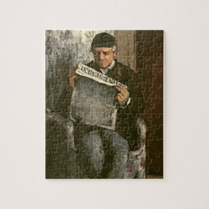 The Artist's Father, Reading "L'Événement", 1866 Jigsaw Puzzle